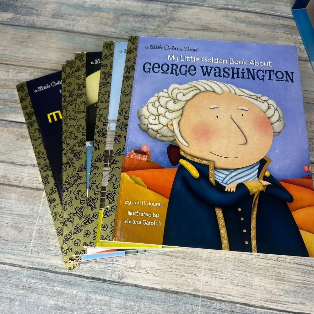 This Is America Box Set of 8 My Little Golden Books Homeschool Grade K-2 History